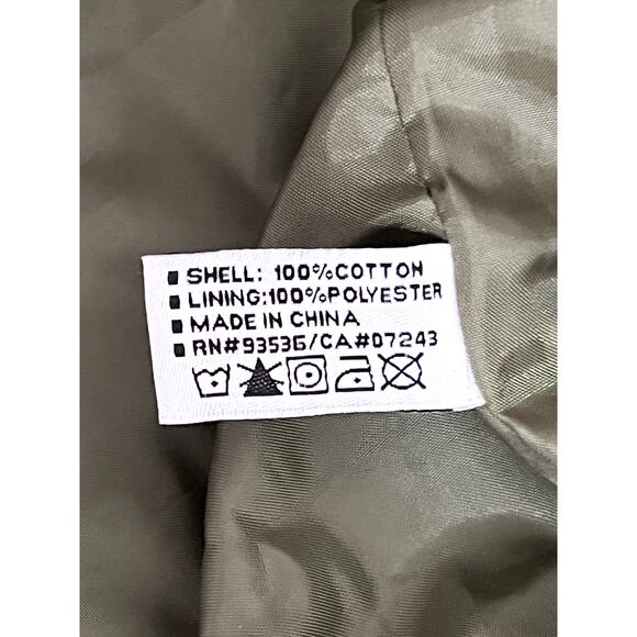 Ecko Unltd Army Green Long Sleeve Zipper Up & Button Up Hooded Jacket Size XXL - Picture 6 of 7